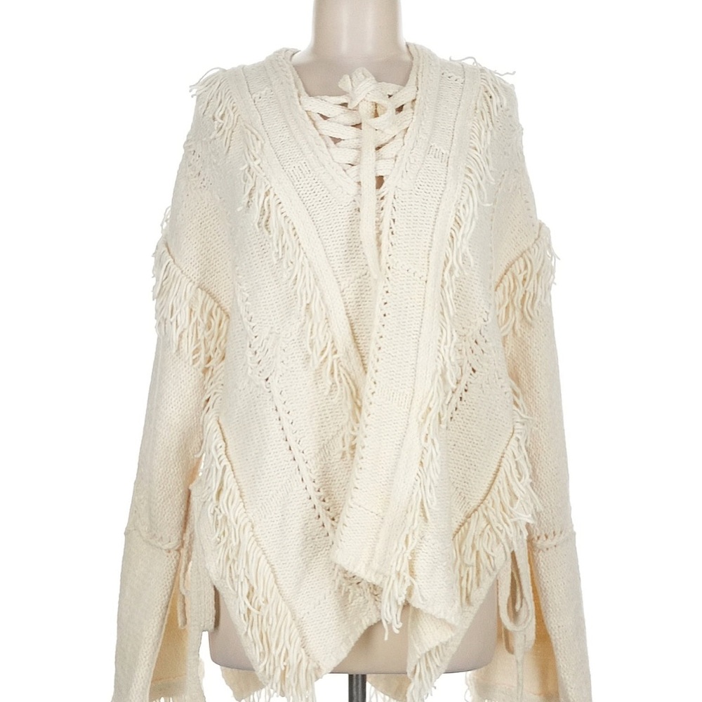 3.1 Phillip Lim Bohemian Poncho Sweater